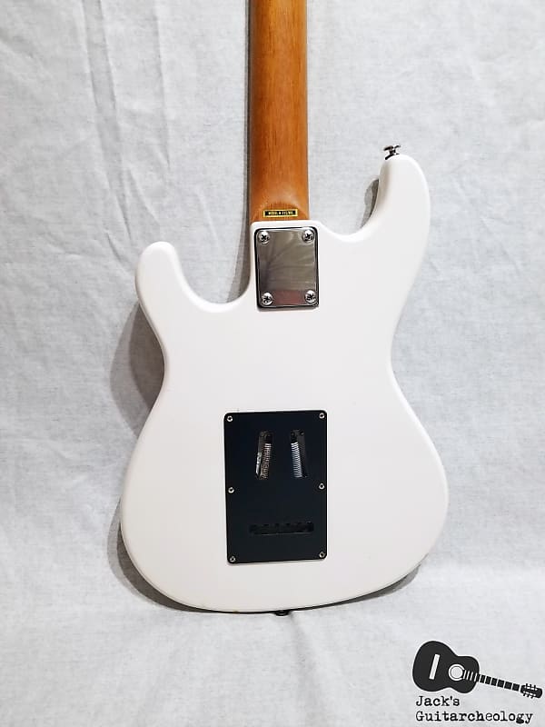 Hondo H77 Guitar, 1980's, White Pearl Finish, Korea