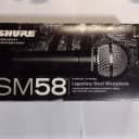 Shure SM58 Handheld Cardioid Dynamic Microphone VG to XLNT Cond w/clip and cable