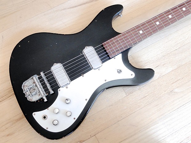 1966 Truetone by Kay Vanguard II Vintage Electric Guitar Western Auto  Pancake