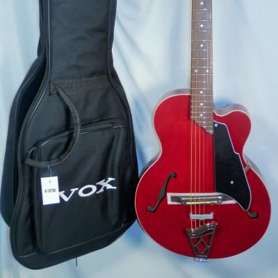 Vox Giulietta VGA-3PS-TR Trans Red Archtop Cutaway Acoustic Electric with gig bag New for sale
