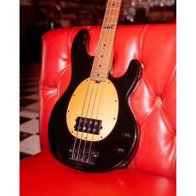 Sterling by Music Man Pete Wentz Artist Series StingRay Bass Guitar, Black image 6