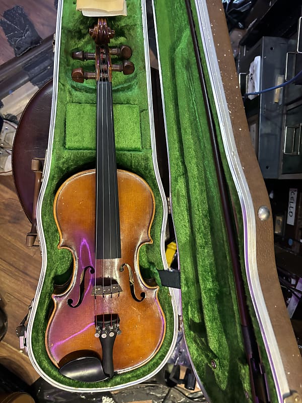 1972 Hand Made Copy of Antonius Stradivarius 1/2 Size Violin made