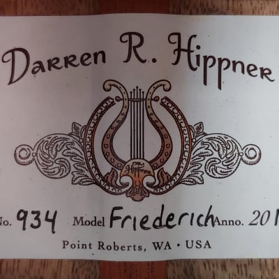 2018 Darren Hippner Mango and Cedar Friederich Classical Guitar image 15