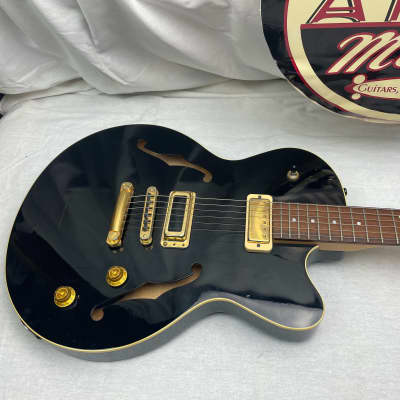 Yamaha AEX520 aex 520 Semi-Hollowbody Guitar - Black image 2
