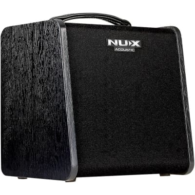 NUX Stageman II AC-60 60W Acoustic Guitar Amp With Drum Loop and Bluetooth Black for sale