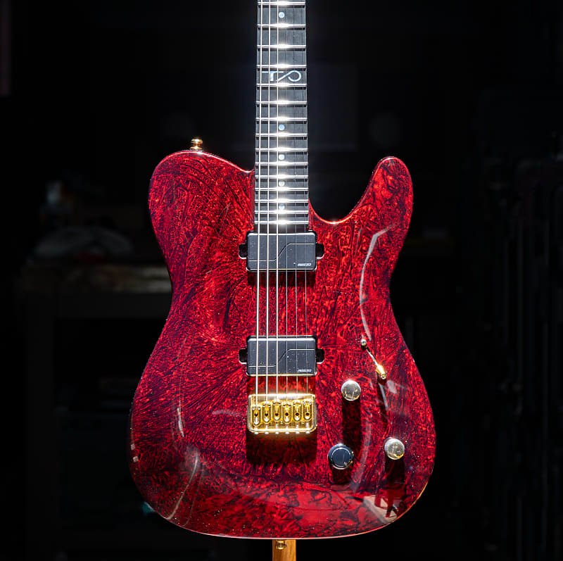 Aristides T/0 | Deep Ruby Red Marble | electric guitar image 1