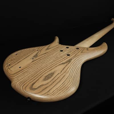 F Bass BN5 5 String Bass 2-Piece Natural Ash Body Ebony Fingerboard image 17