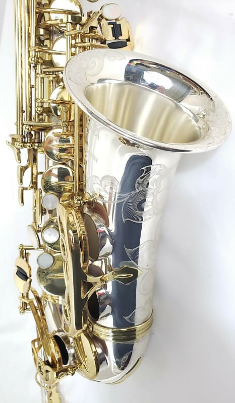 YANAGISAWA A-9937 SOLID SILVER ALTO - SILVER RESONATORS - SOUNDS BEAUTIFUL