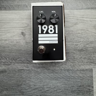 Reverb.com listing, price, conditions, and images for 1981-inventions-lvl-full-range-overdriver
