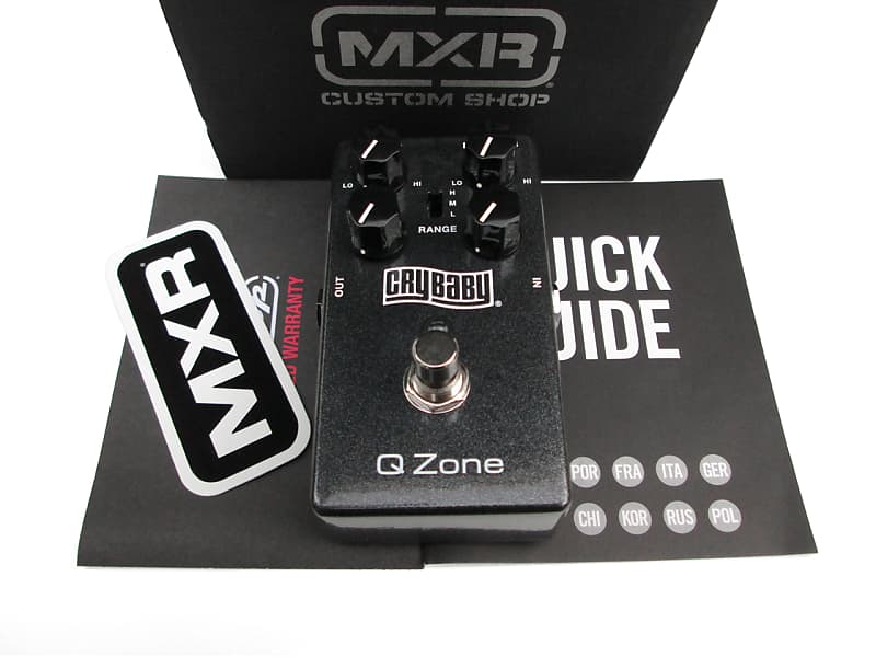Brand New Last Stock MXR Custom Shop Crybaby Q Zone Dunlop CSP030 Cry Baby  Fixed Wah Filter Post QZ1