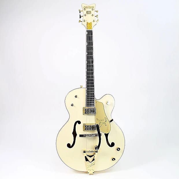 Gretsch G6136T-LTV White Falcon Lacquer with Bigsby, TV Jones Pickups image 1