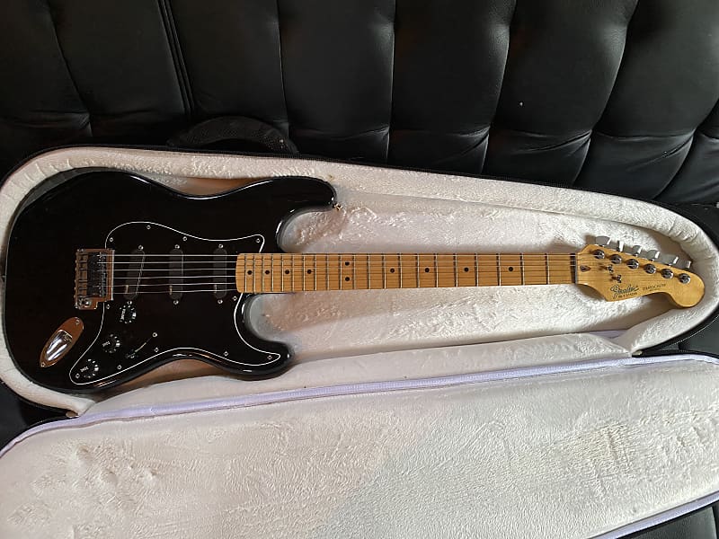 EMG DG-20 Modded Fender Stratocaster 1983 - Black | Reverb Deutschland