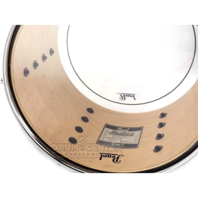 Pearl Masters Maple Complete 12x9 Tom Natural Banded Redburst image 3
