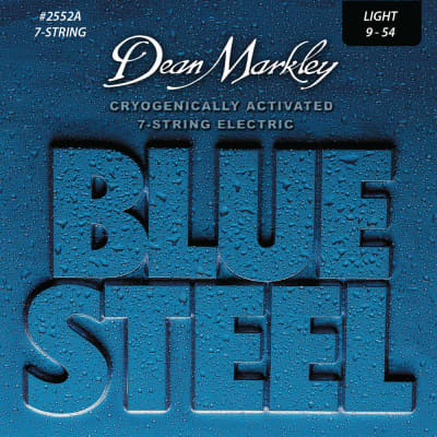 Dean Markley Blue Steel Electric Guitar 7 String Set Light 9-54 for sale