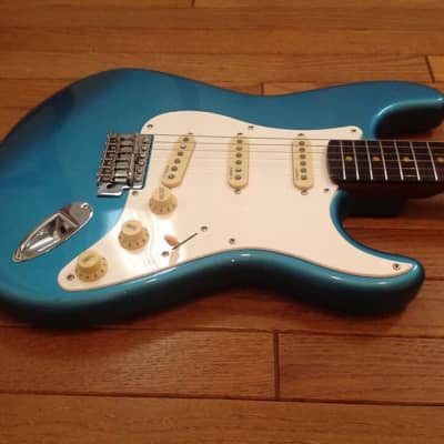 LV Custom Shop Fender (esque) Clay Dot Partscaster Stratocaster in Gloss Placid Blue image 3