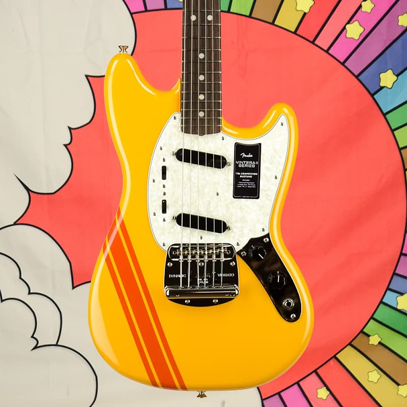 fender mustang ギター Fender Vintera® II '70s Competition Mustang® Electric Guitar