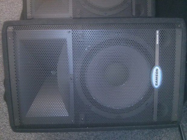 Samson RS12M HD Resound Series 2-Way 250w Passive 12" Stage Monitor Wedge Speaker image 1