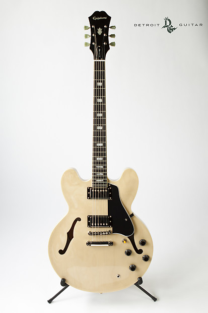 2014 Epiphone Dot ES 335 Pro Natural w Case Reverb