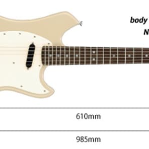 Kaminari Guitars Swinger 69' K-SW1 2013 Desert Sand image 2