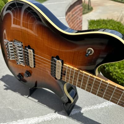 Peavey Wolfgang Standard Deluxe Archtop 1999 - Sunburst Flame Top image 5