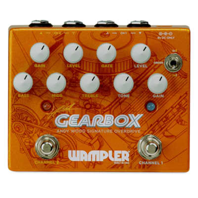 Reverb.com listing, price, conditions, and images for wampler-gearbox-andy-wood-signature-overdrive