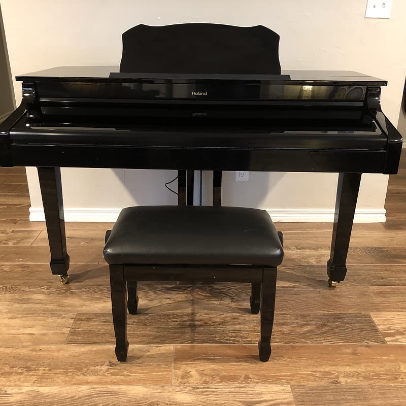 Williams symphony grand ii digital micro grand store piano with bench black 88 key