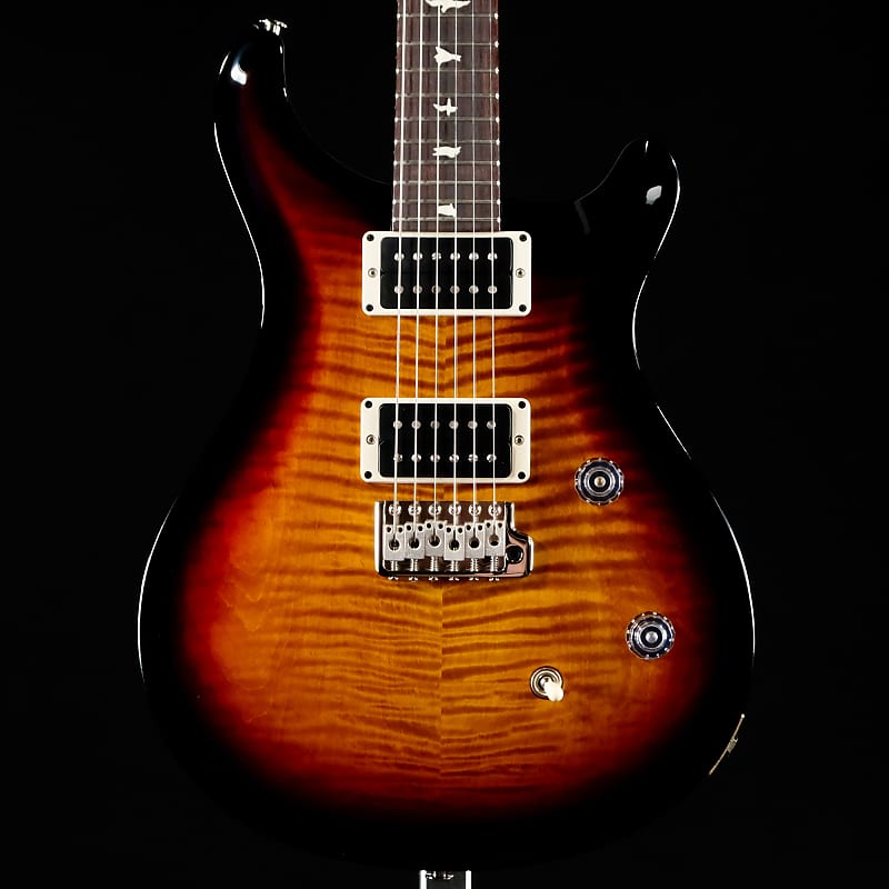 PRS CE 24 Electric Guitar - Amber Smokewrap Burst with Black | Reverb