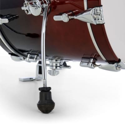 Sonor AQ2 Maple 14" (Diameter) x13" (Depth) Bass Drum with Riser - Brown Fade image 3