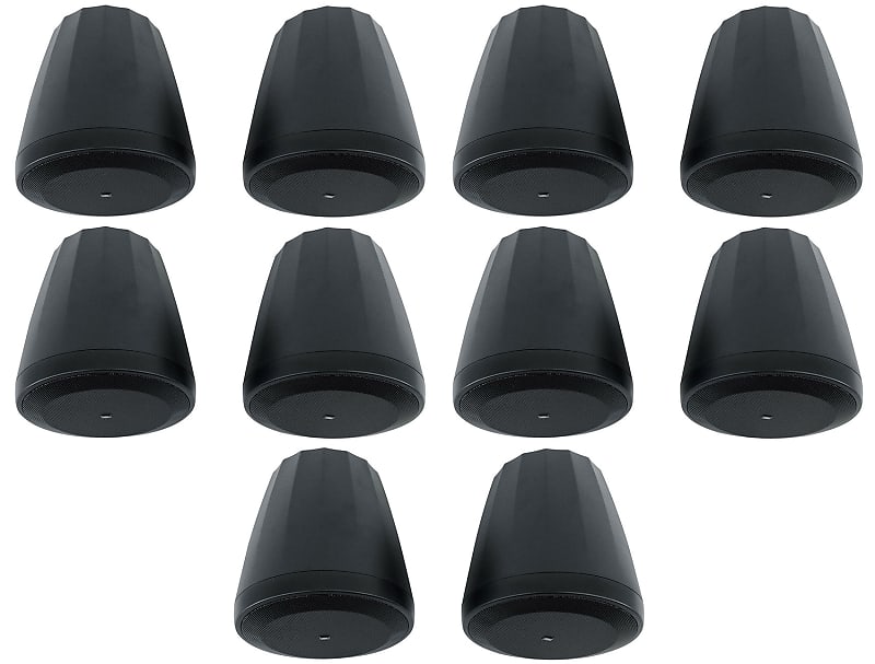 10 JBL Control 64P/T 4&quot; 30w Commercial 70v Black Hanging Pendant Speakers C64P/T  			