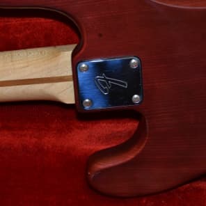 vintage 1970's fender precision bass guitar, has been modded. image 15