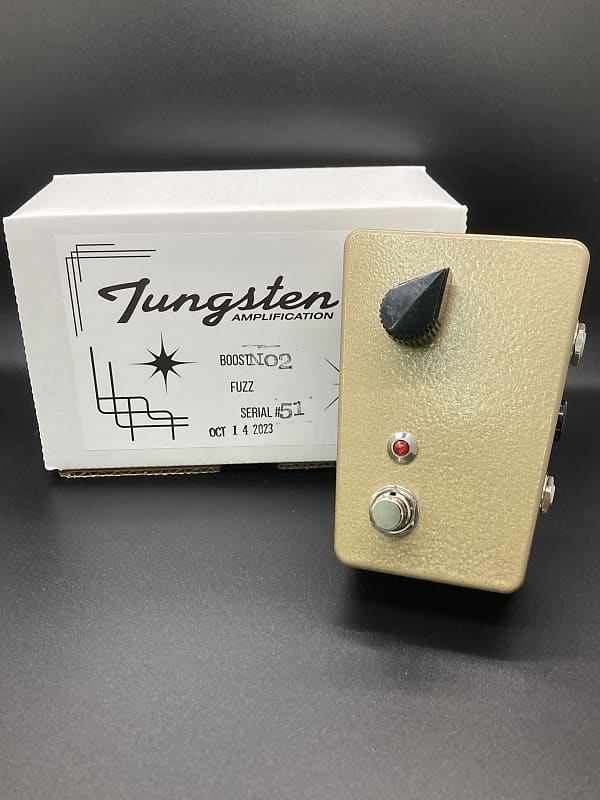 Tungsten Amplification No. 2 Boost 2023 Gold Hammertone Reverb