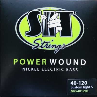 S.I.T Power Wound Nickel Bass Strings; gauges 40-120 for sale