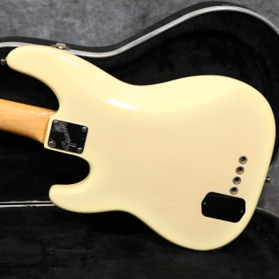 1996 Fender American Deluxe Precision Bass - See-Through Blonde - OHSC image 5