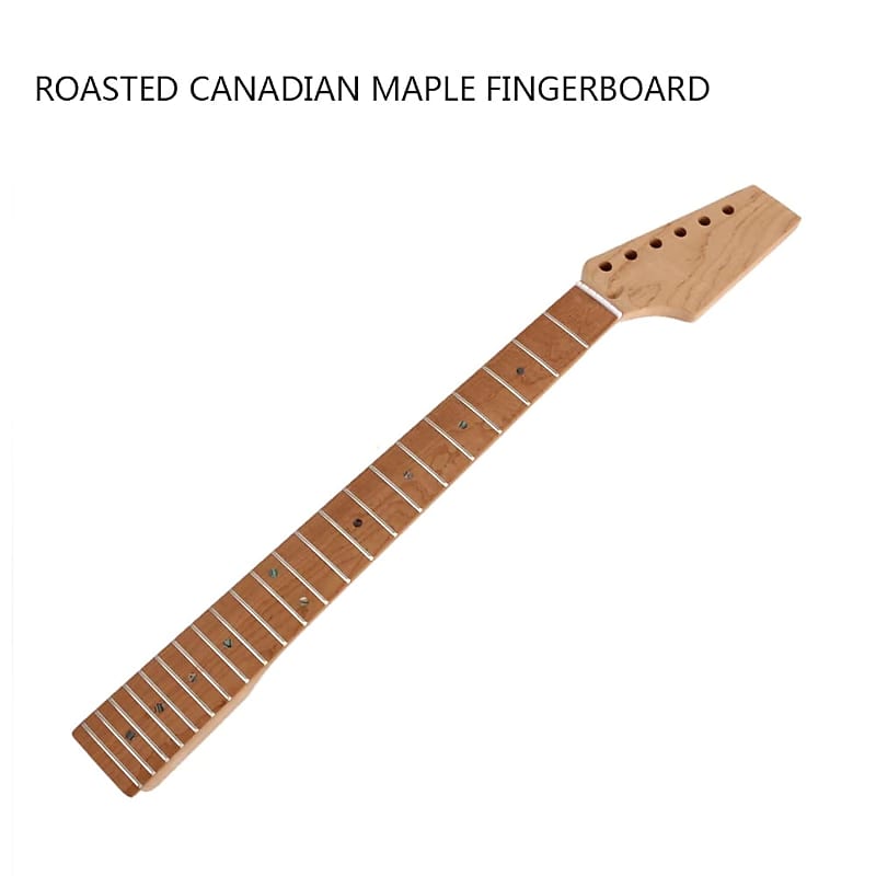 Roasted Neck Canadian Maple Diy Electric Guitar Kit Unfinished