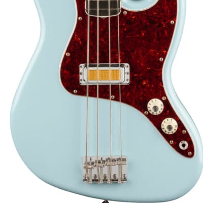 Fender Gold Foil Jazz Bass Ebony Fingerboard - Sonic Blue-Sonic Blue for sale