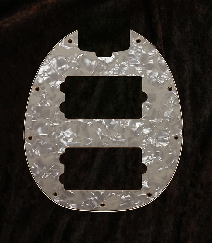 Music Man Stingray Special HH Pickguard. 4 Ply Aged Pearl Reverb
