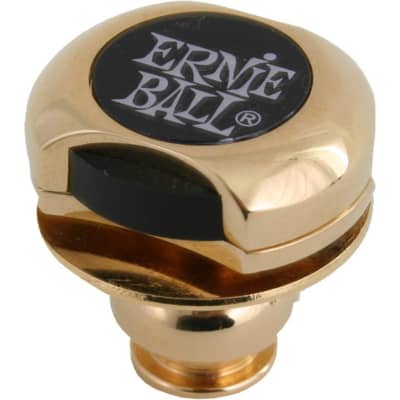 Ernie Ball Super Locks in Gold, Nickel Plated Steel, Secure Connection, P04602 image 5