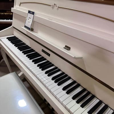 Kemble Piano Droit Mini Baroque Blanc - Blanc image 2