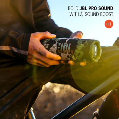 JBL Flip 7 - Portable Waterproof and Drop-Proof Speaker, Bold Pro Sound with AI Sound Boost, 16Hrs of Playtime, and PushLock System with Interchangeable Accessories (Squad) image 14