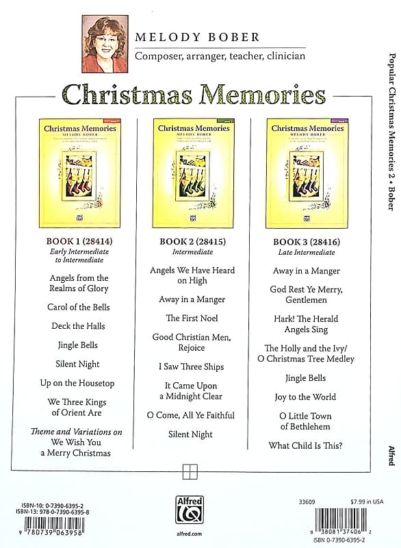 Popular Christmas Memories, Book 2 - Piano Solo - Sheet Music