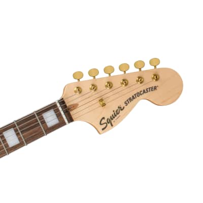 Squier 40th Anniversary Stratocaster Gold Edition - Ruby Red Metallic image 6