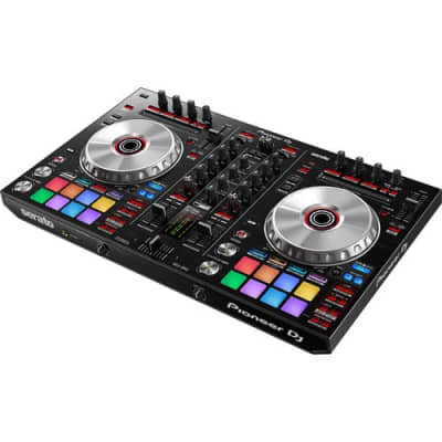 Pioneer DJ DDJ-SR2 Portable 2-Channel Controller for Serato DJ. With KRK ROKIT  RP8G3 Studio Monitor Pair and Cables Bunddle. image 2
