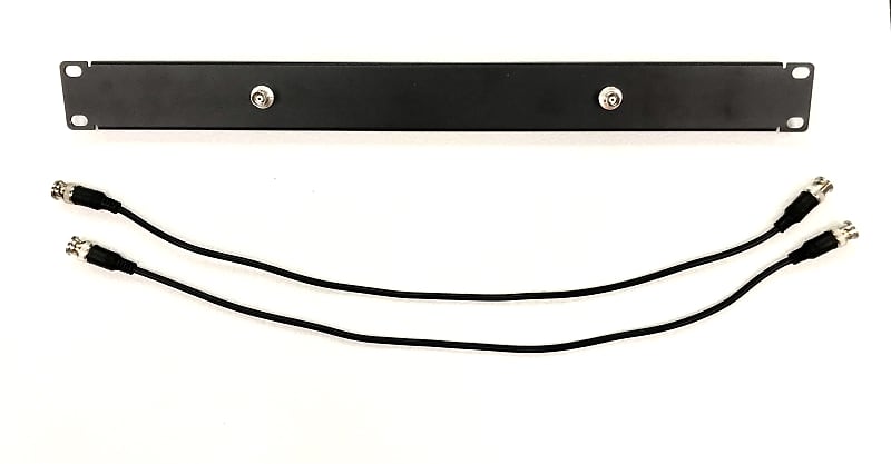 Wireless  Front Mount Antenna Kit for Shure & Sennheiser Systems 2 GOLD BNC +20” Cables FMP220 image 1