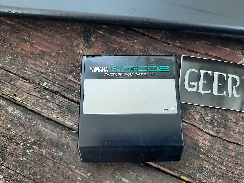 YAMAHA WRC02 Jazz & Fusion ROMカードリッジ Yamaha RX5 WRC02 Jazz & Fusion ROM Waveform Sample Card | Reverb