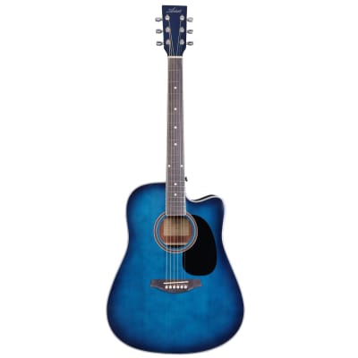 Artist LSPCTB Blue Beginner Acoustic Guitar Pack With Cutaway image 2