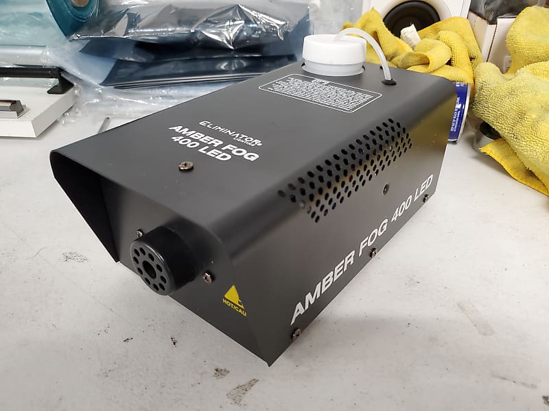 Eliminator Lighting Amber Fog 400 LED 400W Fog Machine (Not Reverb