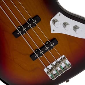 Fender Jaco Pastorius Fretless 4-String Jazz Bass - 3 Tone Sunburst image 4