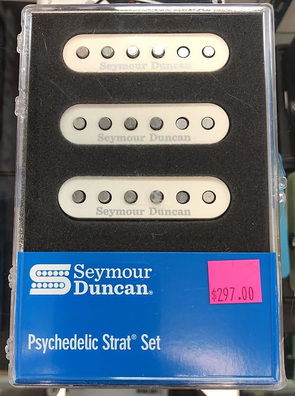 Seymour Duncan Psychedelic Strat Pickup Set - White | Reverb