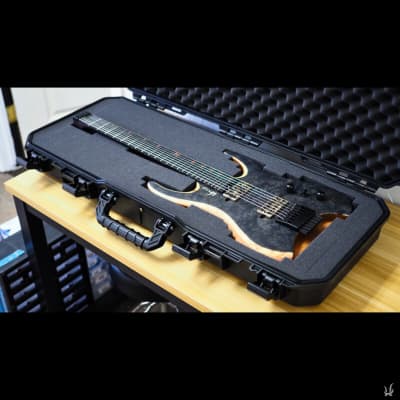 Halo MERUS 7-string Headless Guitar Bare Knuckle Pickups, Buckeye Burl 🤘🏻 image 8