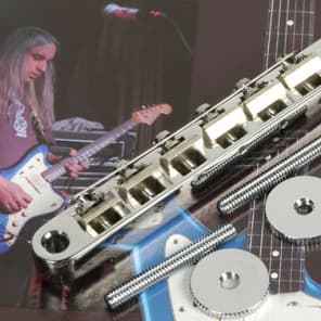 Genuine Fender J. Mascis Jazzmaster Bridge With Studs And Height Wheels 0080365000 image 1
